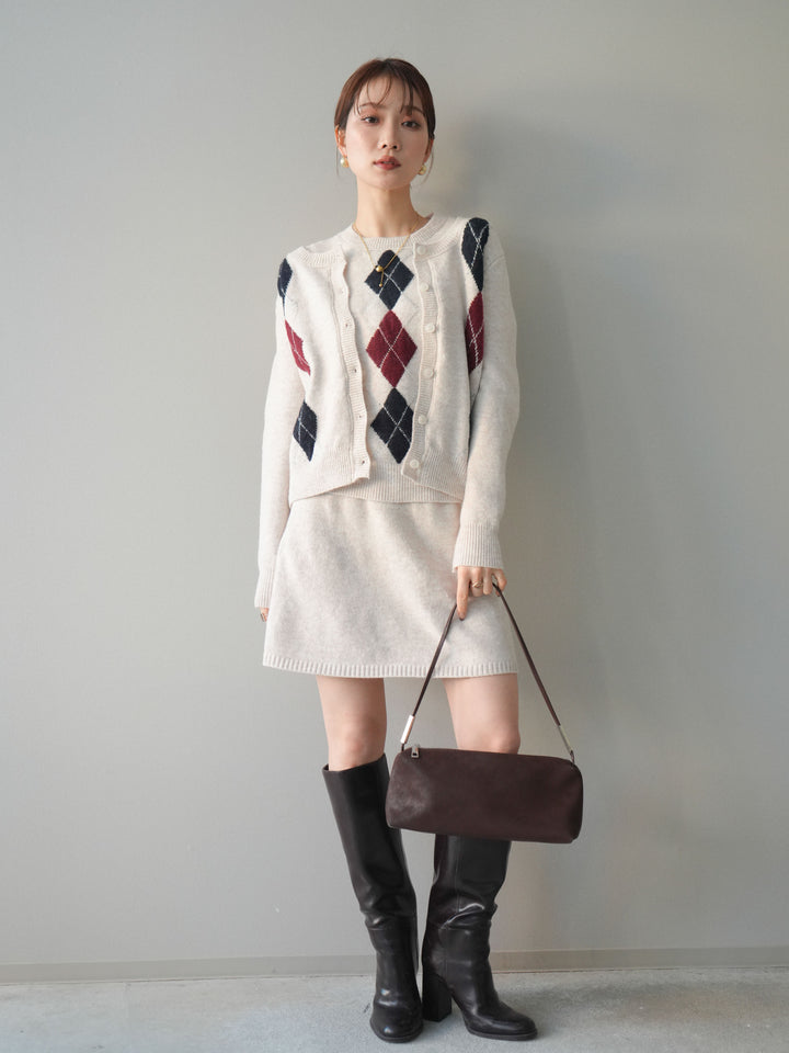 [SET]アーガイル柄3ピースSET UP(2set)