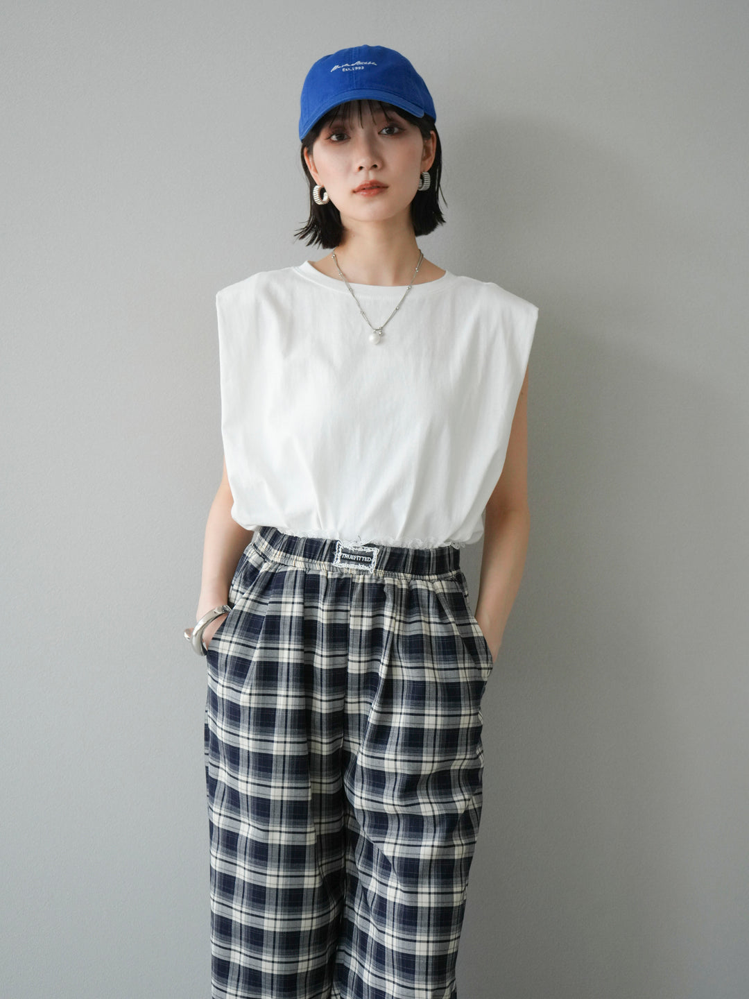 【預購】肩部褶皺法式袖套頭衫/可脫