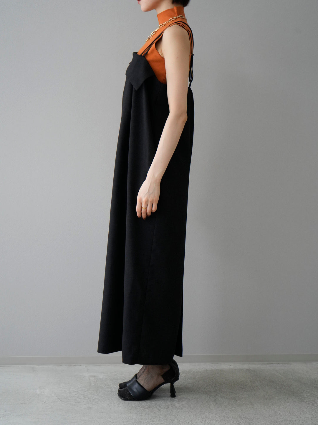 [Pre-order] Designer Camisole Dress/Black