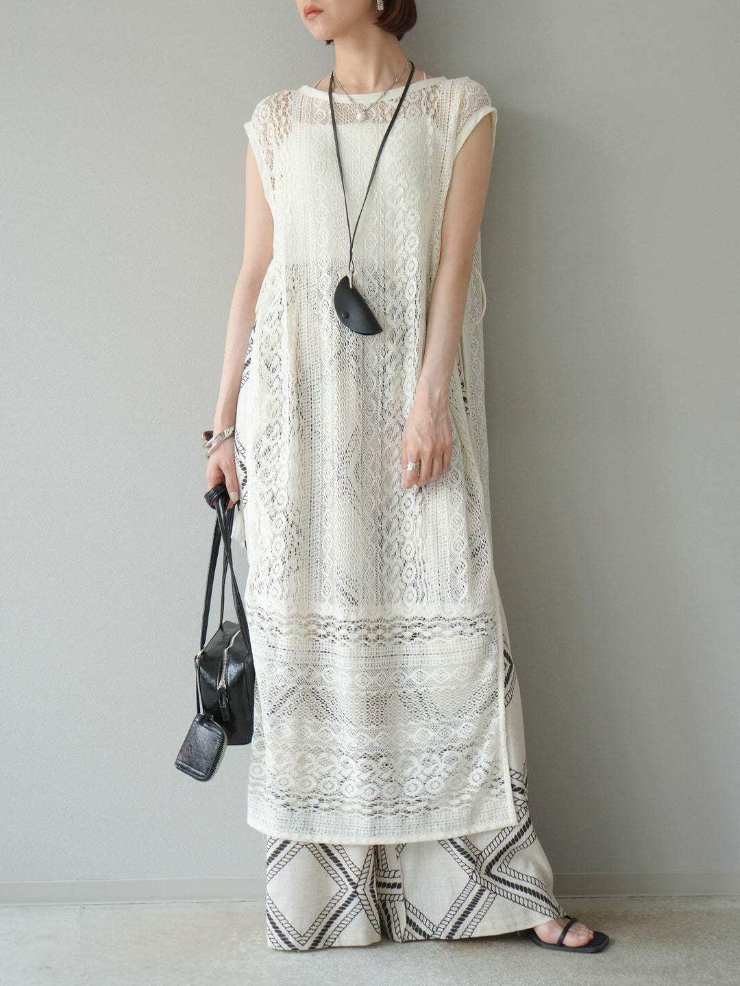 [訂位] 麻繩休閒褲/象牙白