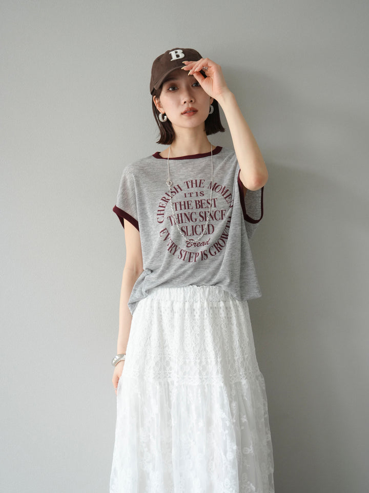 [SET]シアーフライス ロゴプリントT +シアーフライス ロゴプリントT (2set)