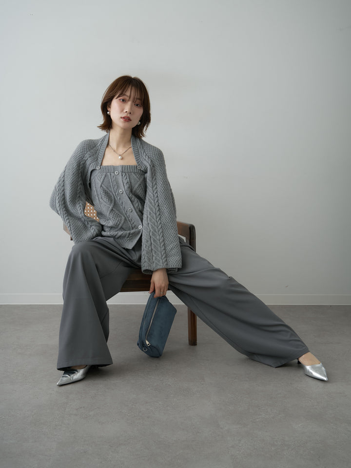 [SET]ケーブルベアトップ＆ボレロSET UP(2SET)+ケーブルベアトップ＆ボレロSET UP(2SET)(2set)