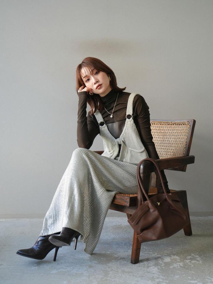 [予約]ニットビスチェ/lightgray