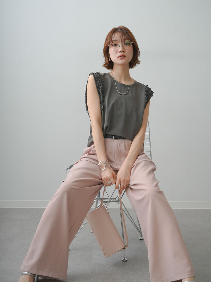 [SET]ホイップフリルフレンチTEE+ホイップフリルフレンチTEE(2set)