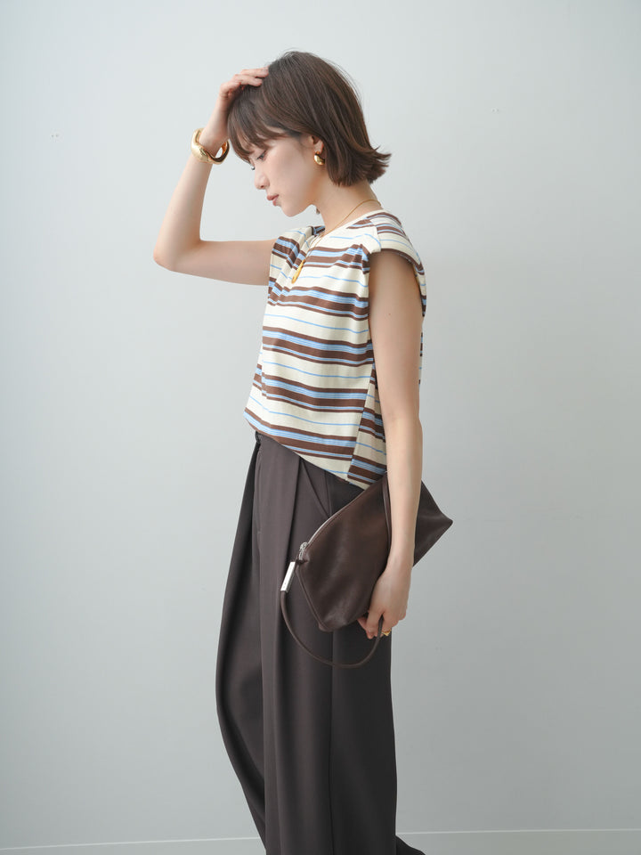 [SET]ショルダーパッドフレンチTEE+ショルダーパッドフレンチTEE(2set)