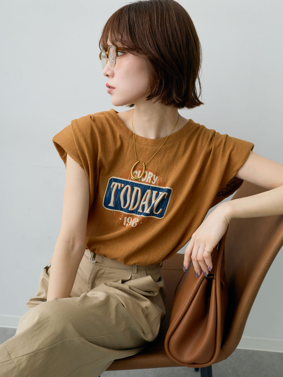 [SET]ヴィンテージロゴドロストTEE+選べるアクセセット(2set)