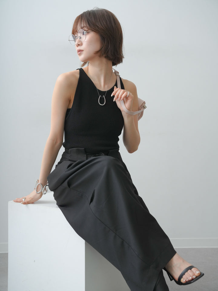 [SET]バックスリットニットタンクトップ+バックスリットニットタンクトップ(2set)