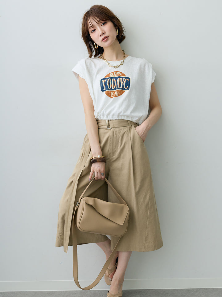 [予約]ヴィンテージロゴドロストTEE/white
