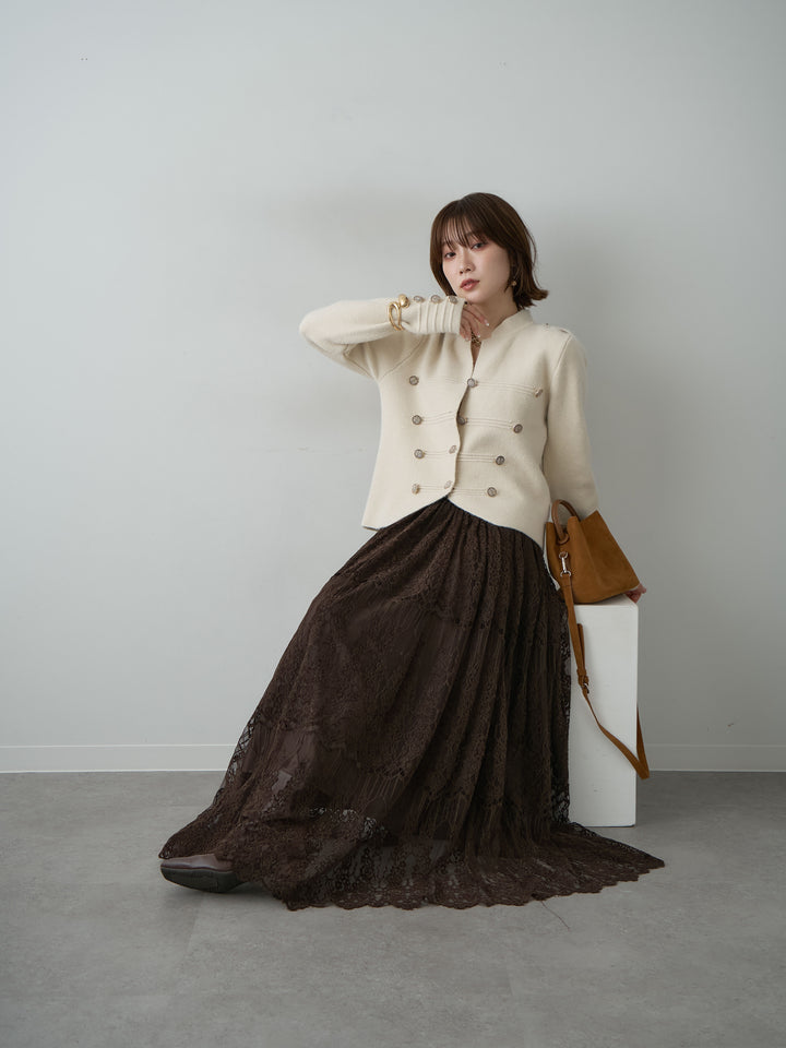 【套裝】拿破崙針織外套 + 拿破崙針織外套（兩件組）