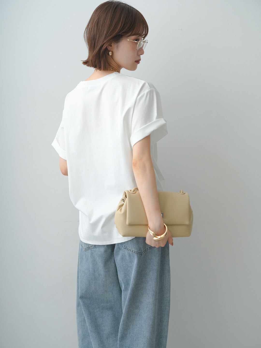 [予約]クールタッチアートロゴオーバーTEE//blue