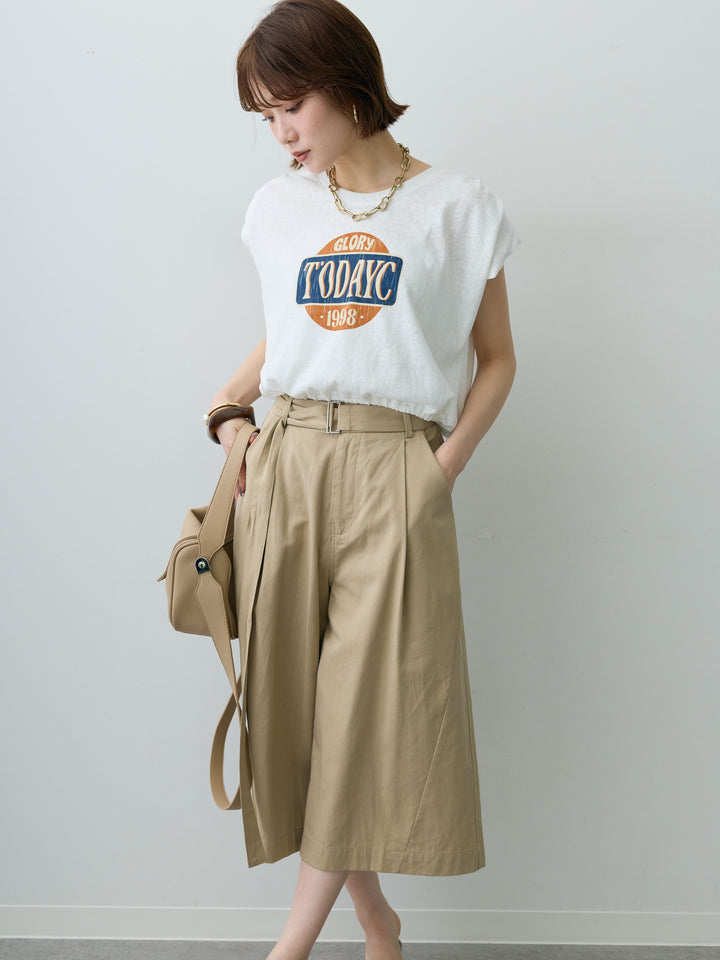 [予約]ヴィンテージロゴドロストTEE/white