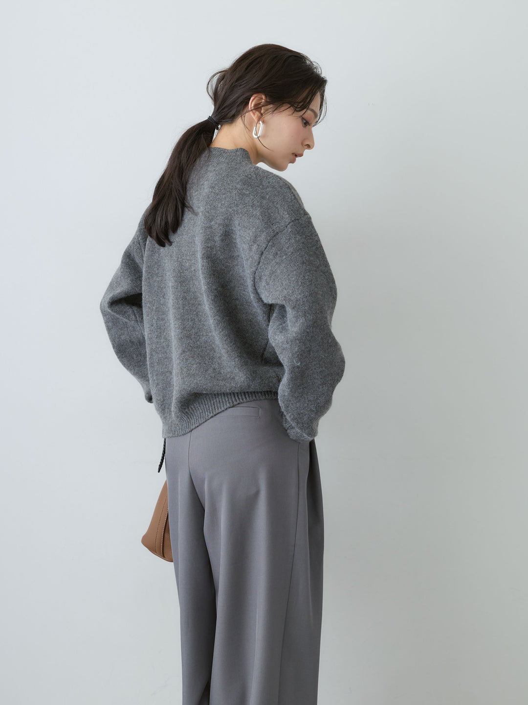 [予約]ナポレオンニットプルオーバー/darkgray