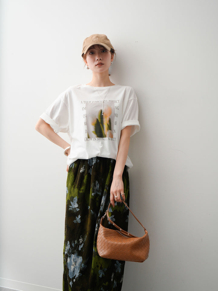 [SET]フラワーフォトTEE+選べるアクセセット(2set)