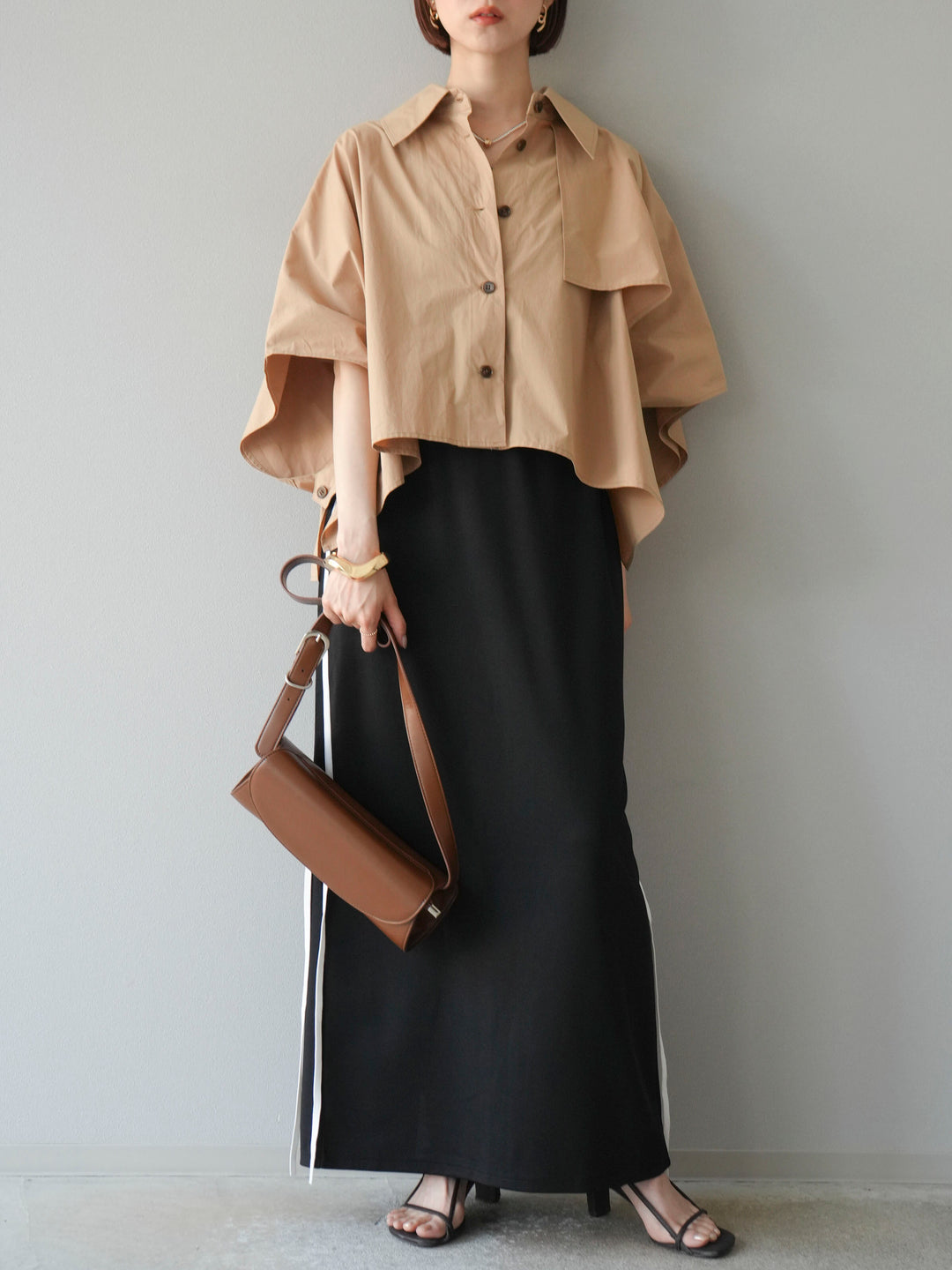 [預購] Sideline 球衣窄裙/黑色