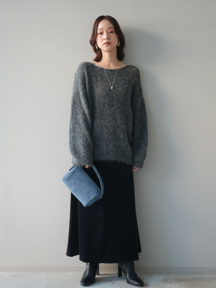 [SET]ベルベットナロースカート+ベルベットナロースカート(2set)