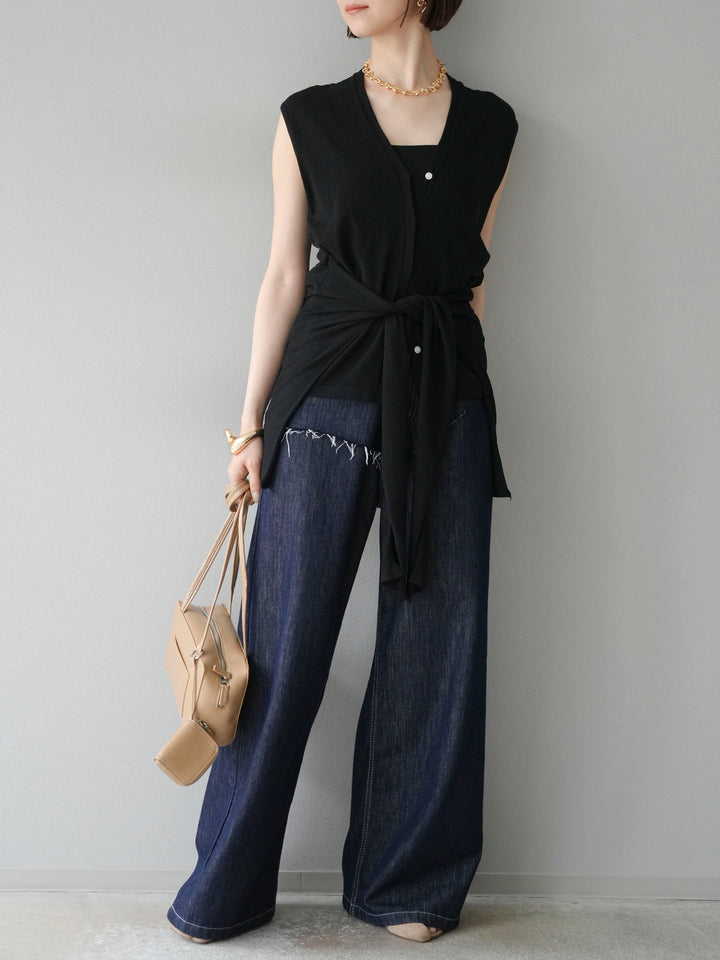 【預購】提臀牛仔褲/深藍色