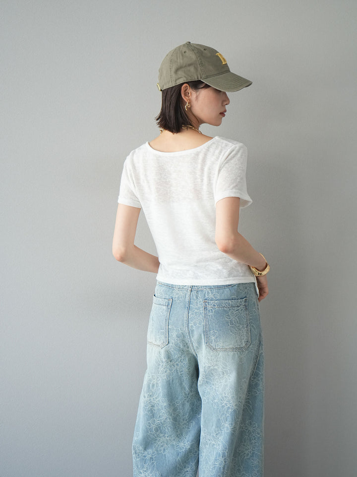 [予約]カシュクールシアーニットプルオーバー/ホワイト