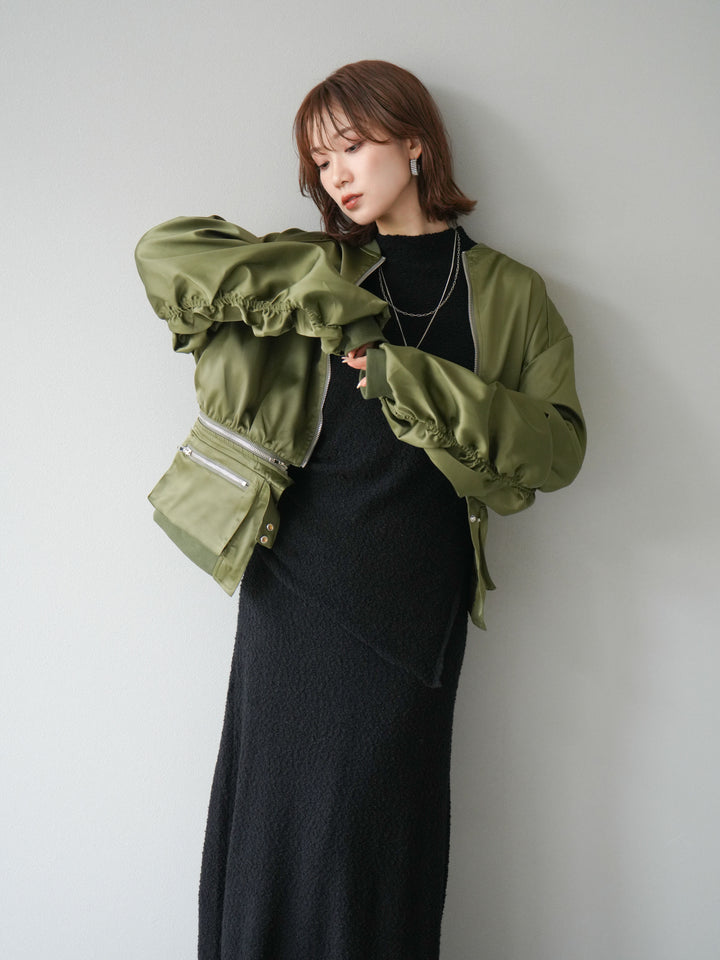 [予約]2WAYデザインMA-1/カーキ