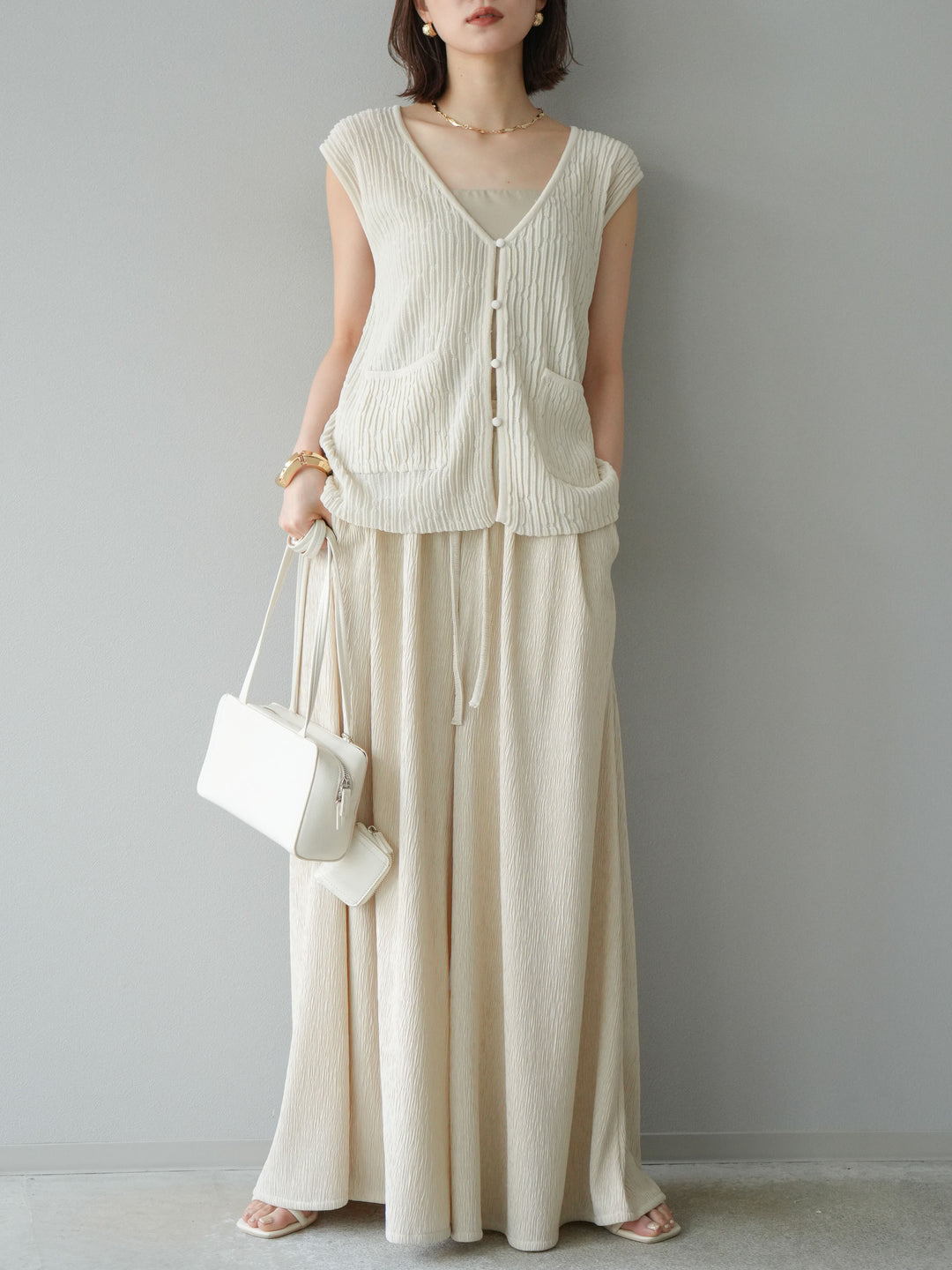 [預購] Willow 寬鬆褲/米色