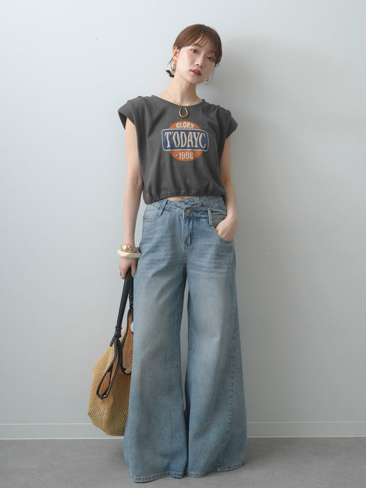 [SET]ヴィンテージロゴドロストTEE+選べるアクセセット(2set)