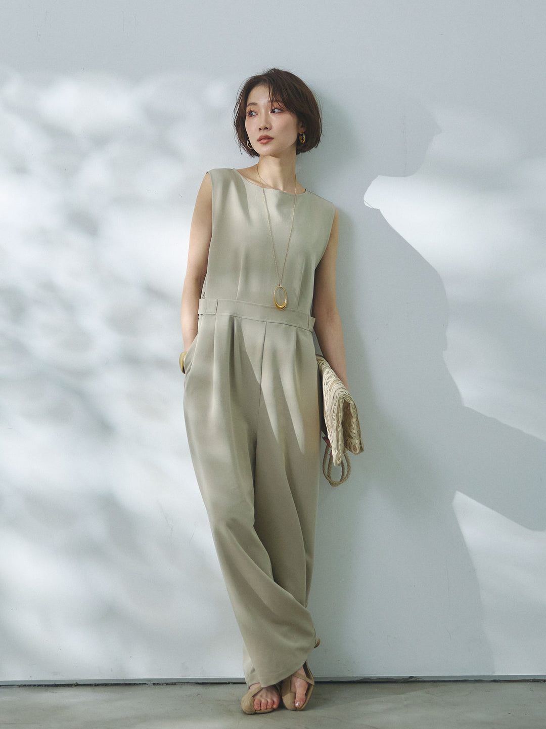 【Allure】[SET]ウエストベルトオールインワン+ウエストベルトオールインワン(2set)