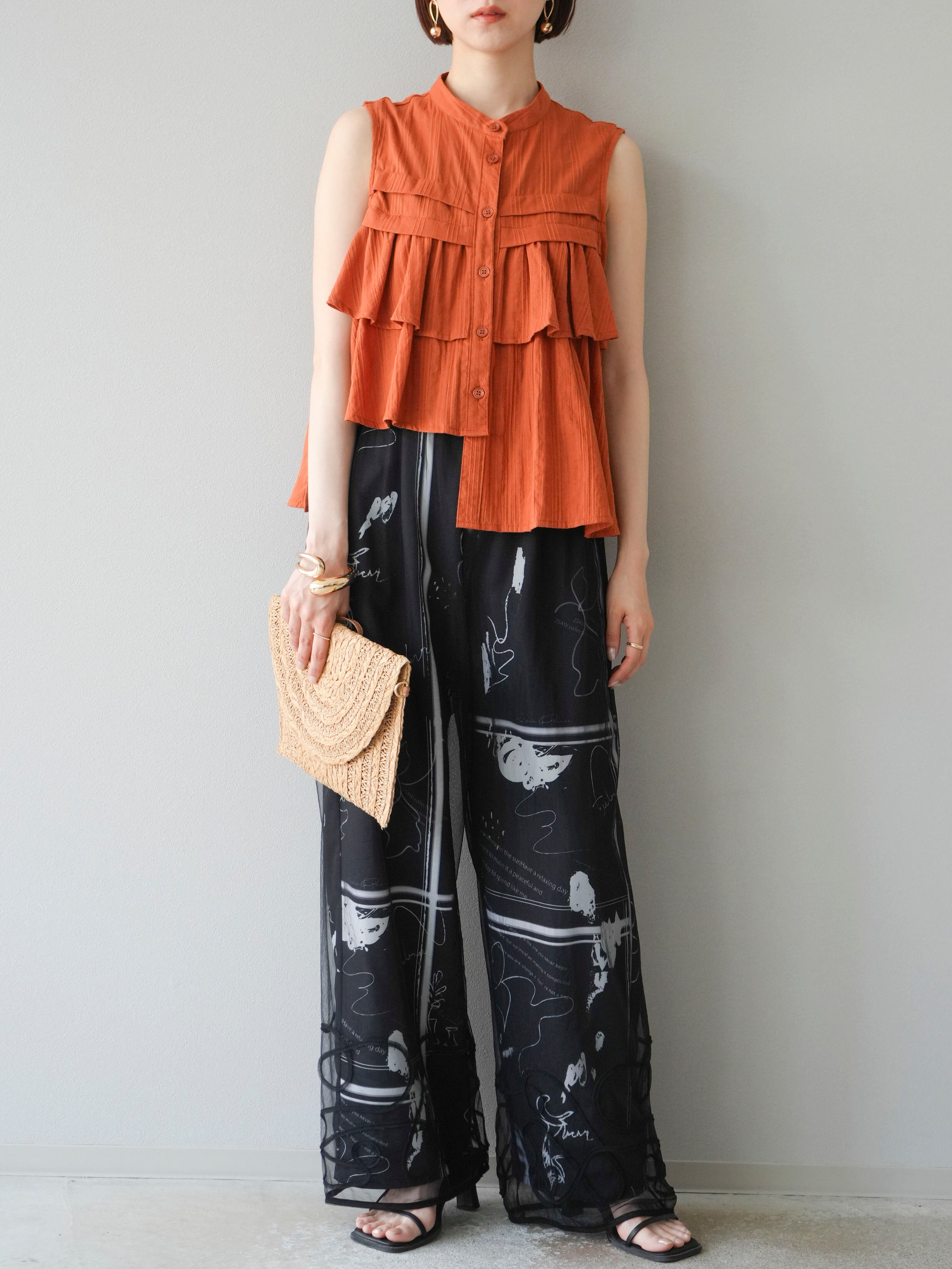 タグ付き Heve ヘイヴ サテン ワイド ブラック バニラ 36 タグ付き Heve ヘイヴ サテン ワイド ブラック バニラ 36 タグ