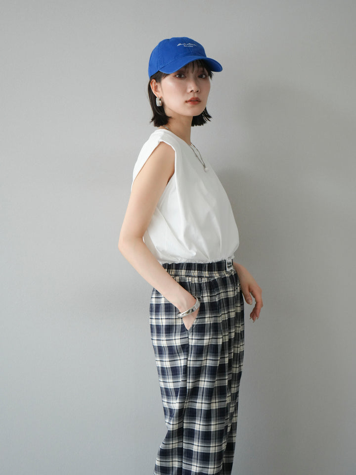 【預購】肩部褶皺法式袖套頭衫/可脫