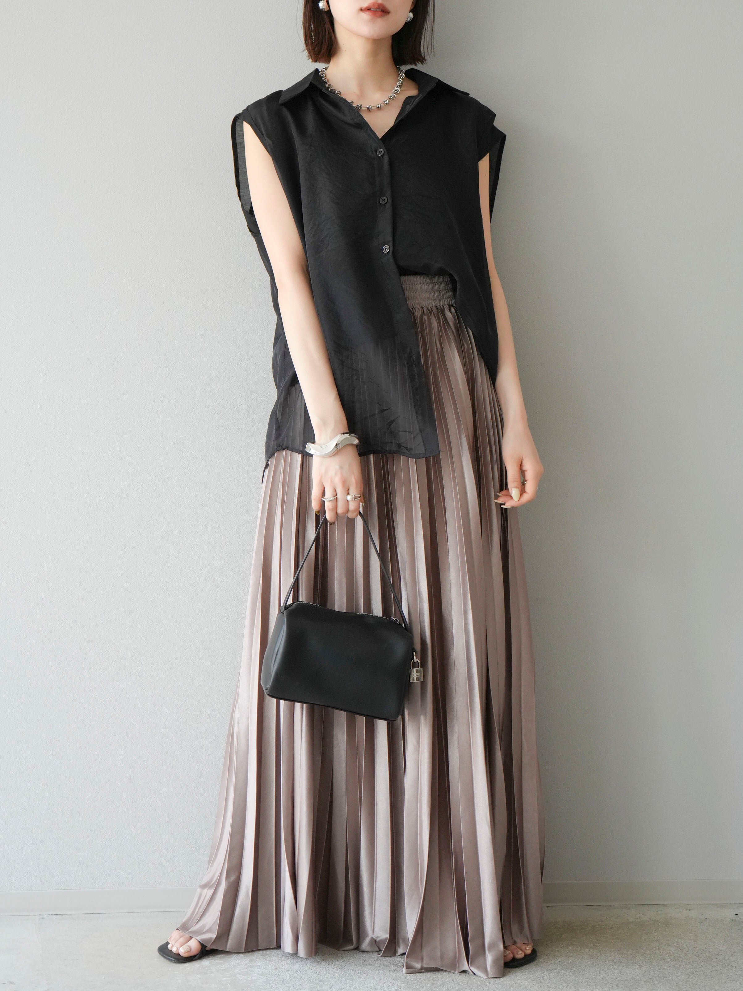 【専用】　ミューズ ドゥーズィエムクラス M.A.B.EプリントマキシSK M.A.B.E/メイブ】 ROSA プリント マキシスカート（スカート