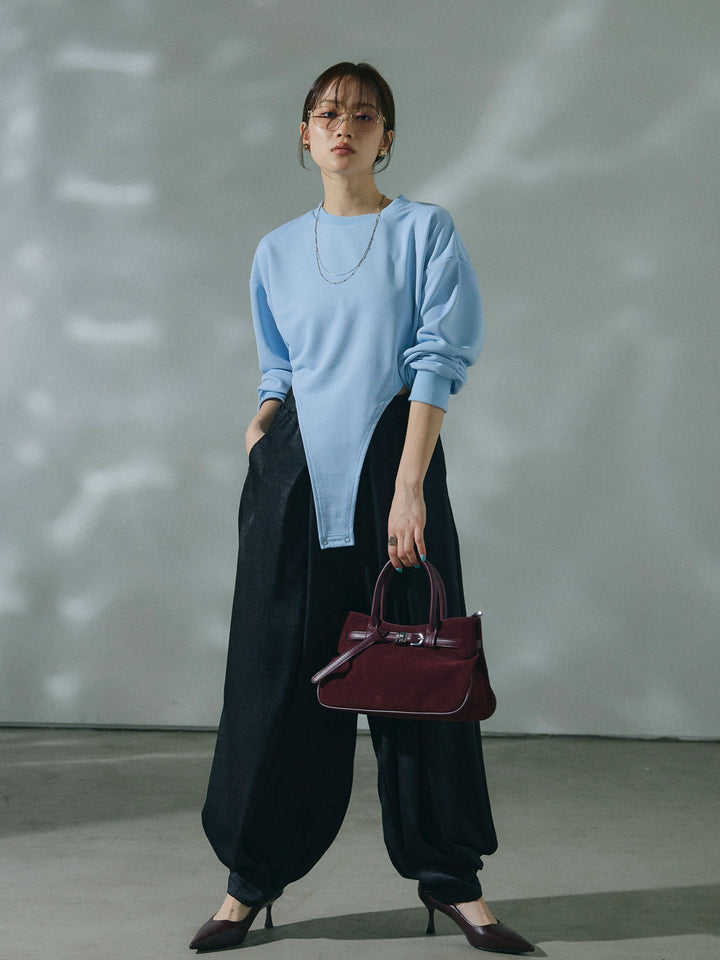 [予約]スウェットボディスーツ/lightblue