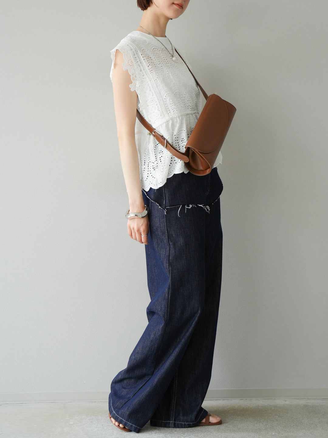 【預購】提臀牛仔褲/深藍色