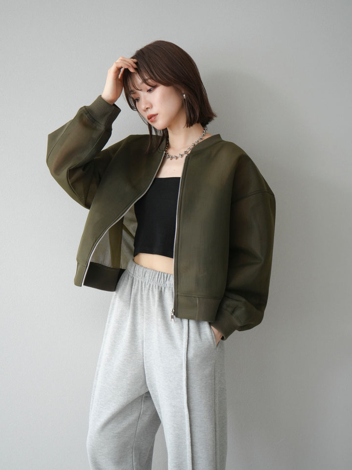 [予約]シアーダンボールボリュームスリーブMA-1/カーキ