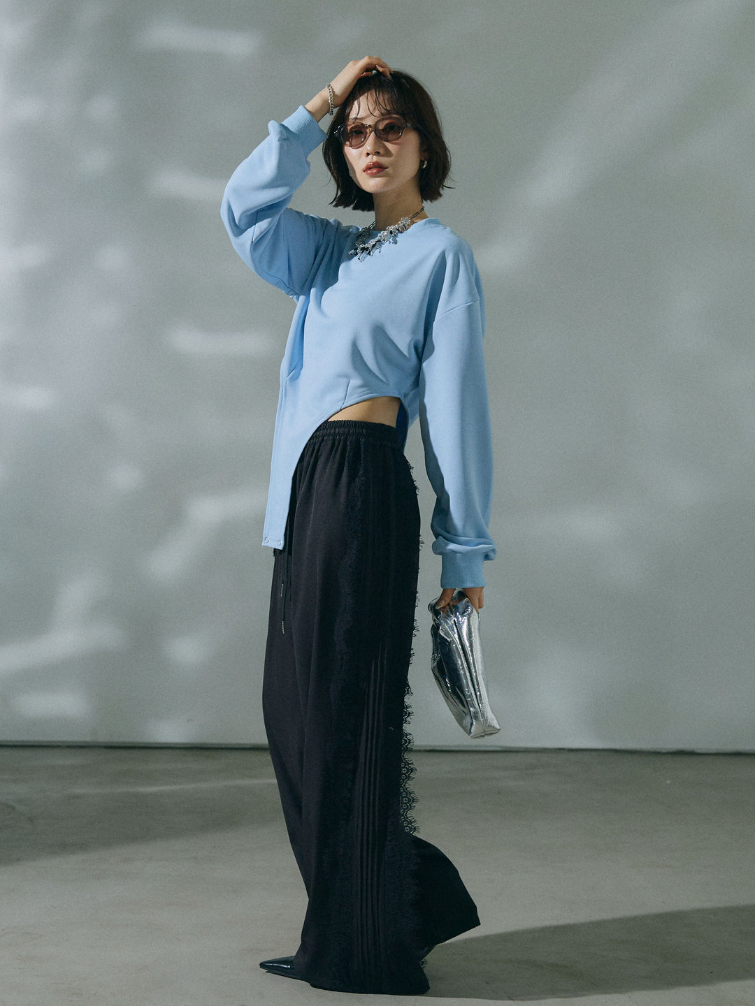 【Allure】[SET]スウェットボディスーツ+スウェットボディスーツ(2set)