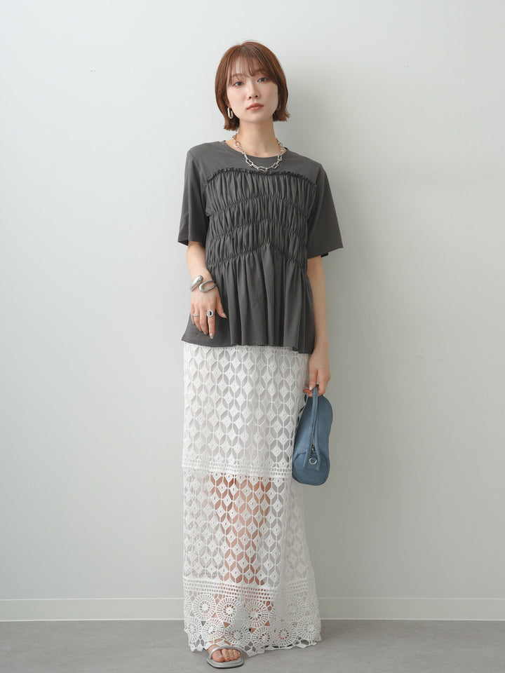 [SET]クールタッチシャーリングTEE+選べるアクセセット(2set)