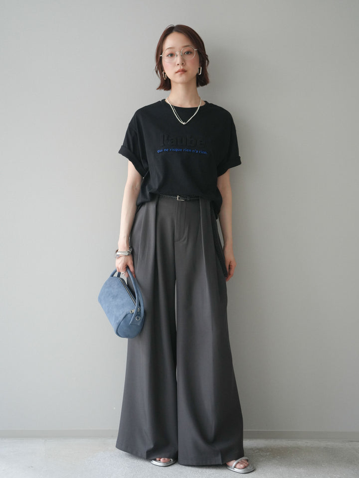 [予約]エンボスロゴTEE/black