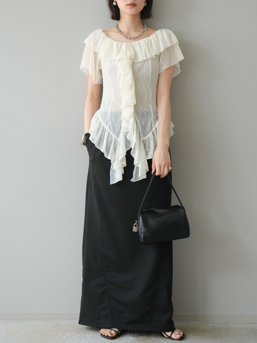 [SET] 毛衣長裙+毛衣長裙（2件套）