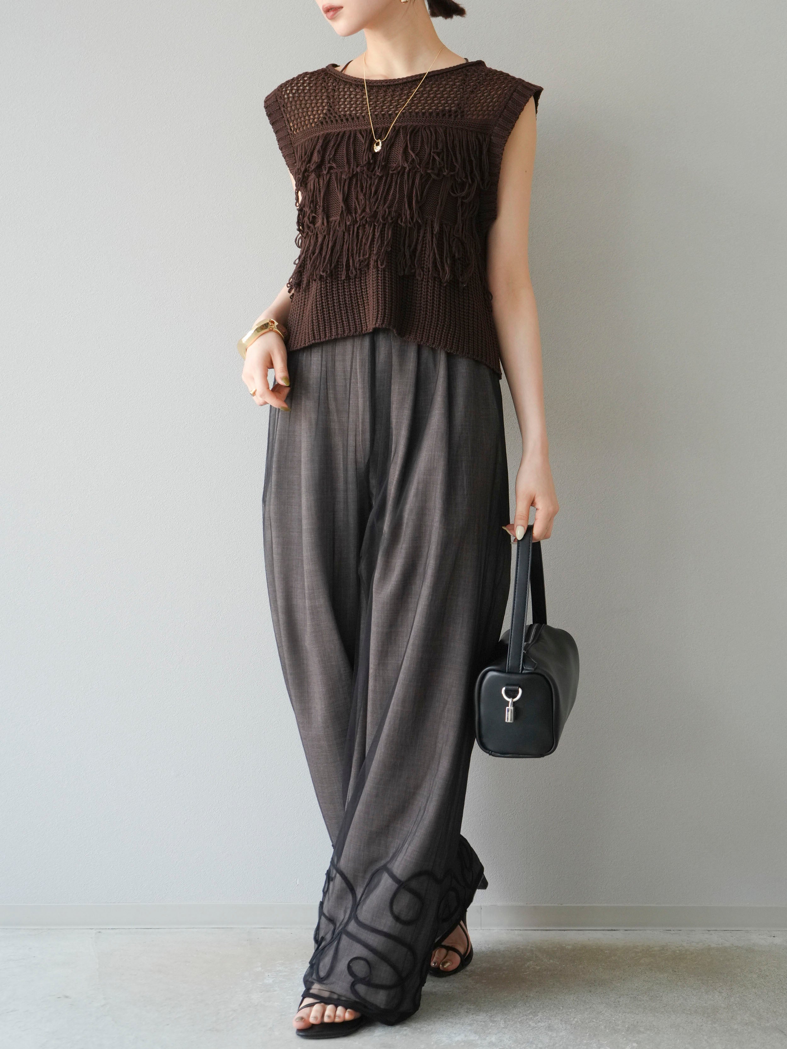 JILSANDER 20ss 編み込み フリンジ ニット ベルト oamc ESTNATION（エストネーション）の「JIL SANDER / マルチカラー