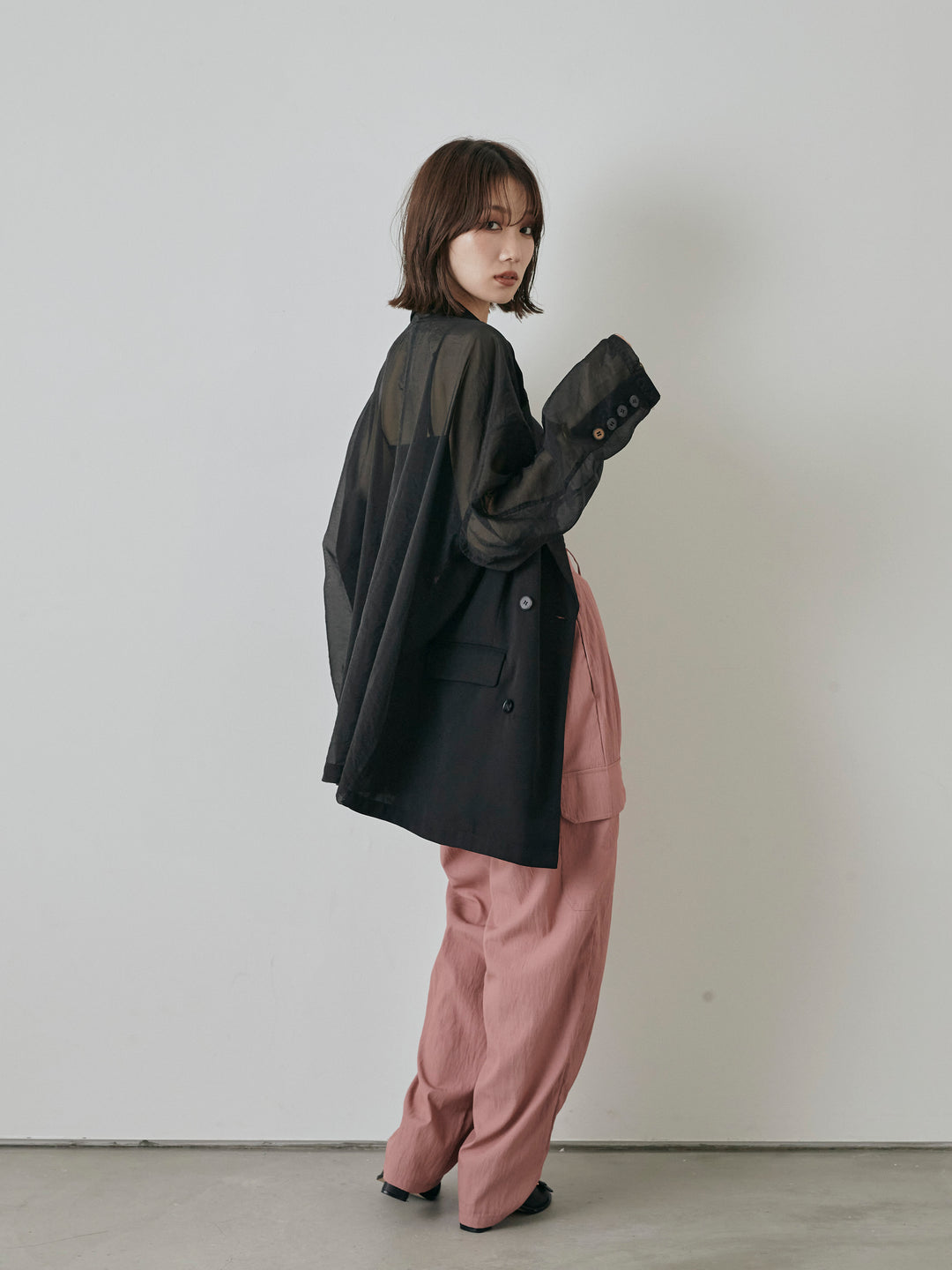 [予約]ミリタリーカーゴパンツ/ピンク