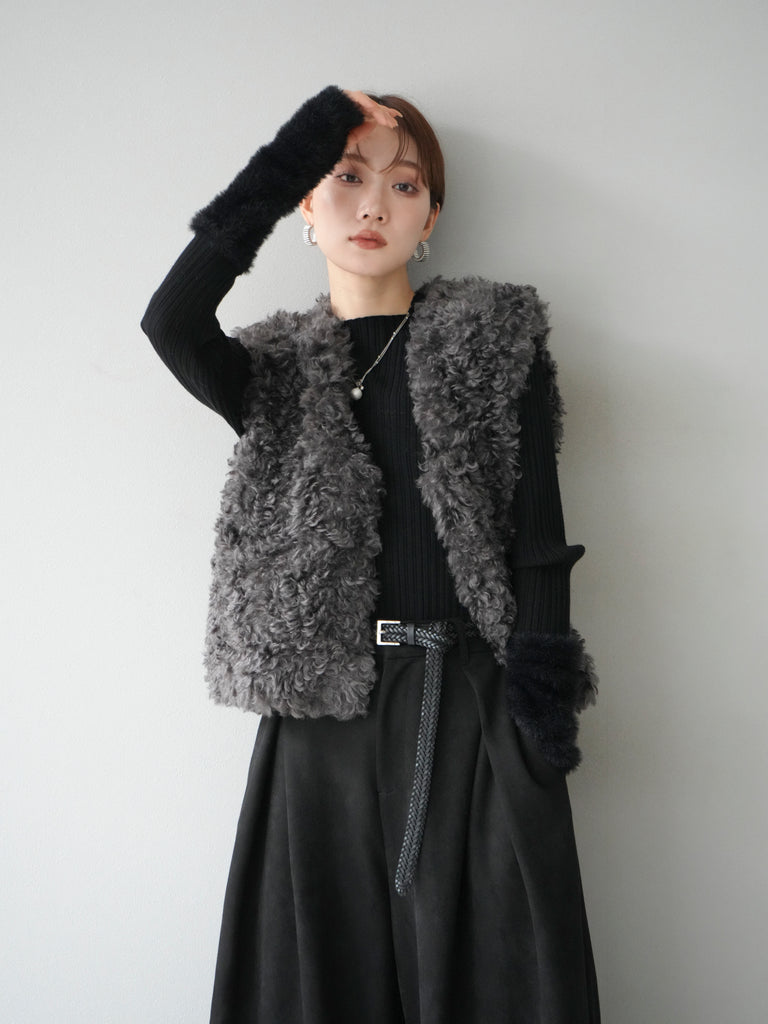 CLORE+ プードルベスト　チャコールグレー 03_dda9db23-21ad-4a09-bca4-