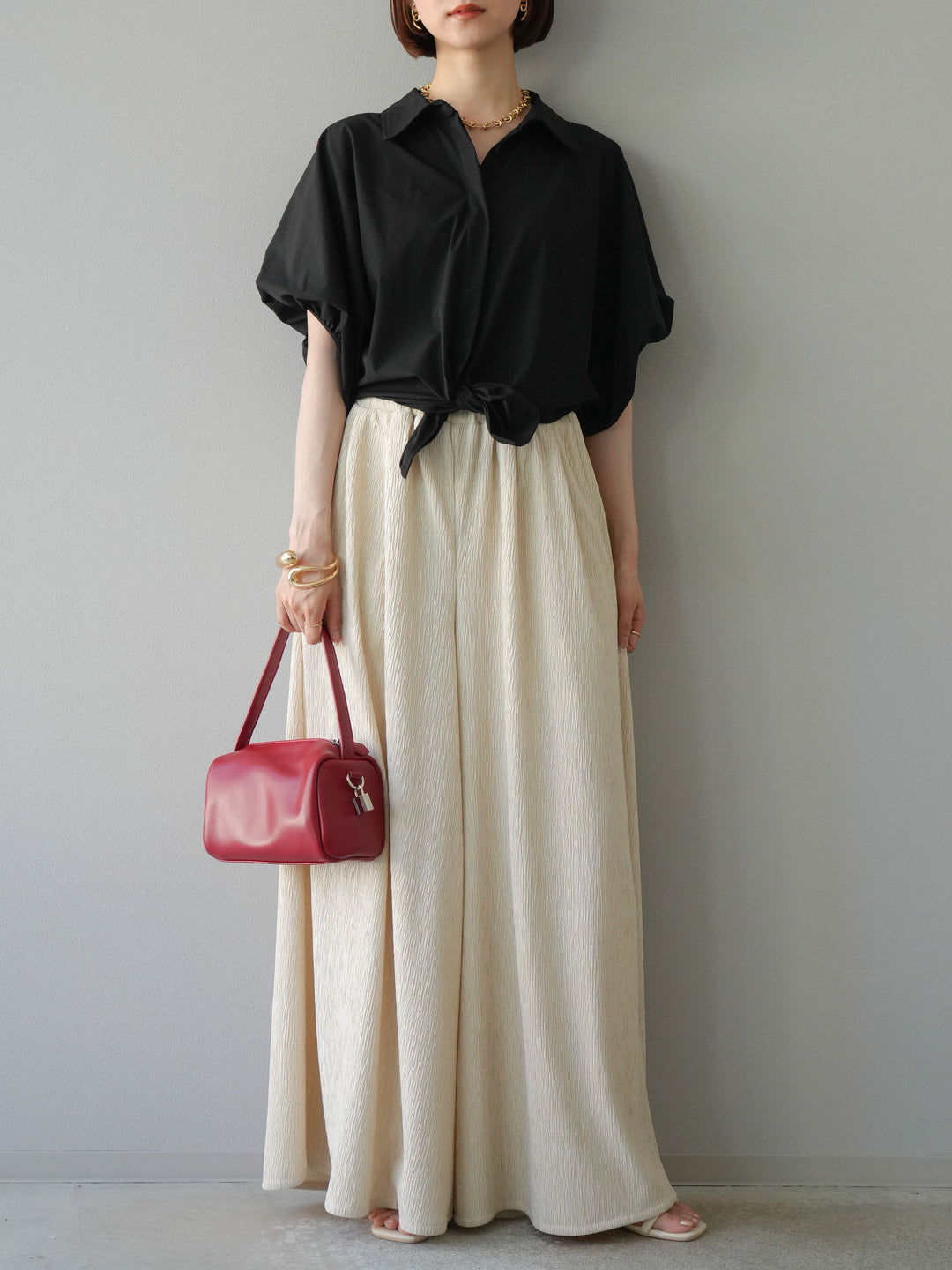 [預購] Willow 寬鬆褲/米色