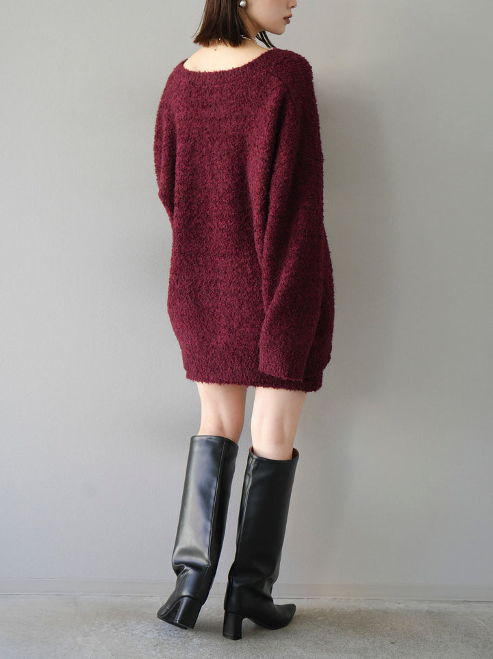 [SET] 橢圓針織衫 & 迷你裙 SET UP