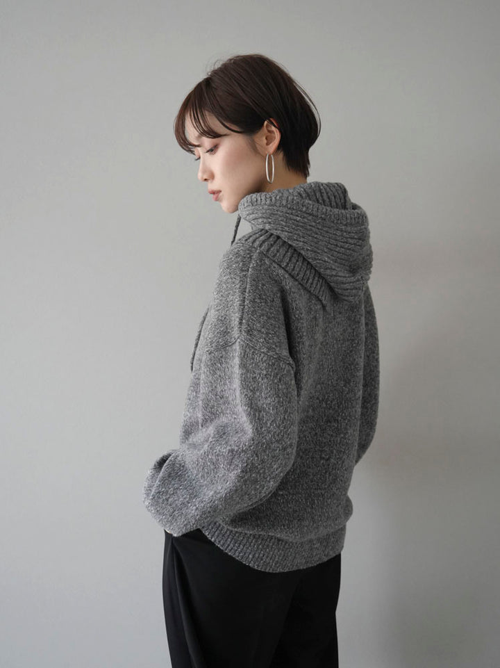 [Pre-order] Balaclava SET knit pullover/gray