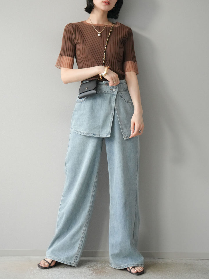 [予約]フェイクレザーチェーン付ミニポーチ/ブラック