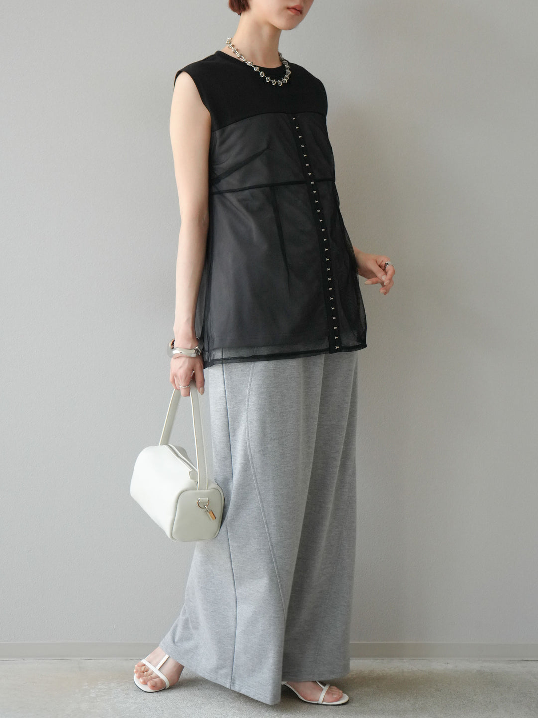 [SET] 毛衣長裙+毛衣長裙（2件套）