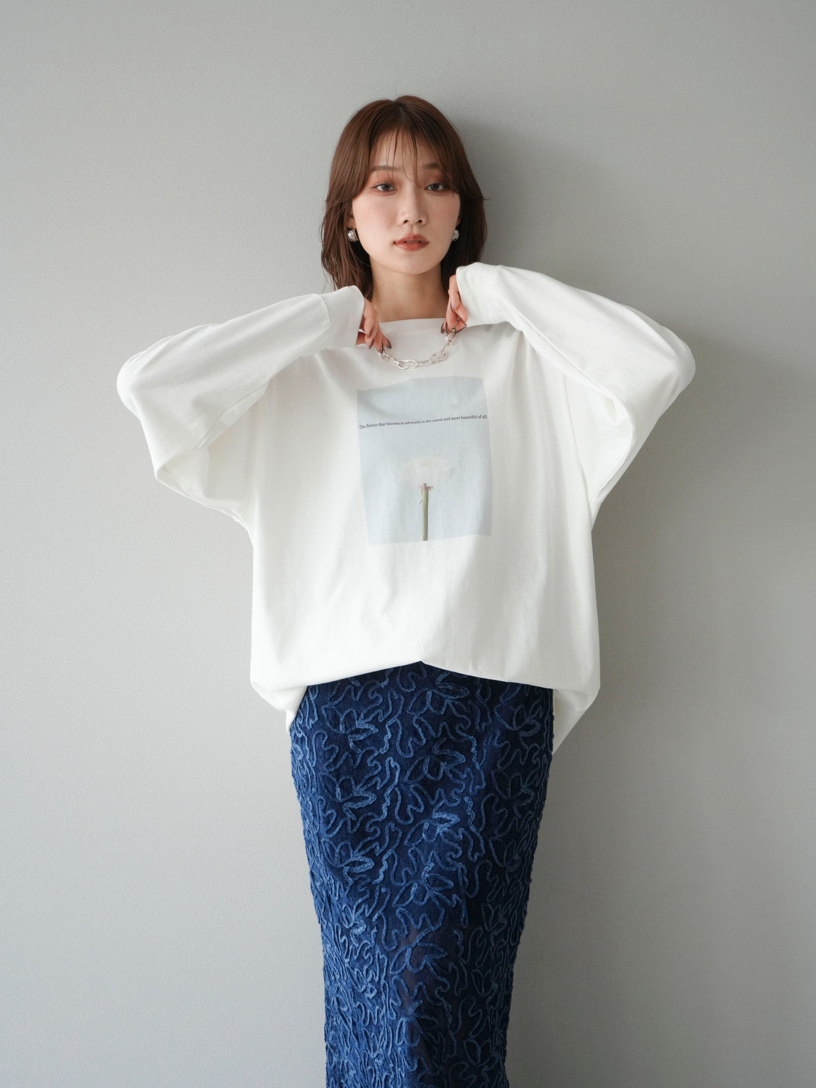 ANNTIAN　フラワー　フォトプリント　ワンピース　　　72-1003-2A 楊柳シアーフラワープリントワンピース （ミニ丈・ひざ丈