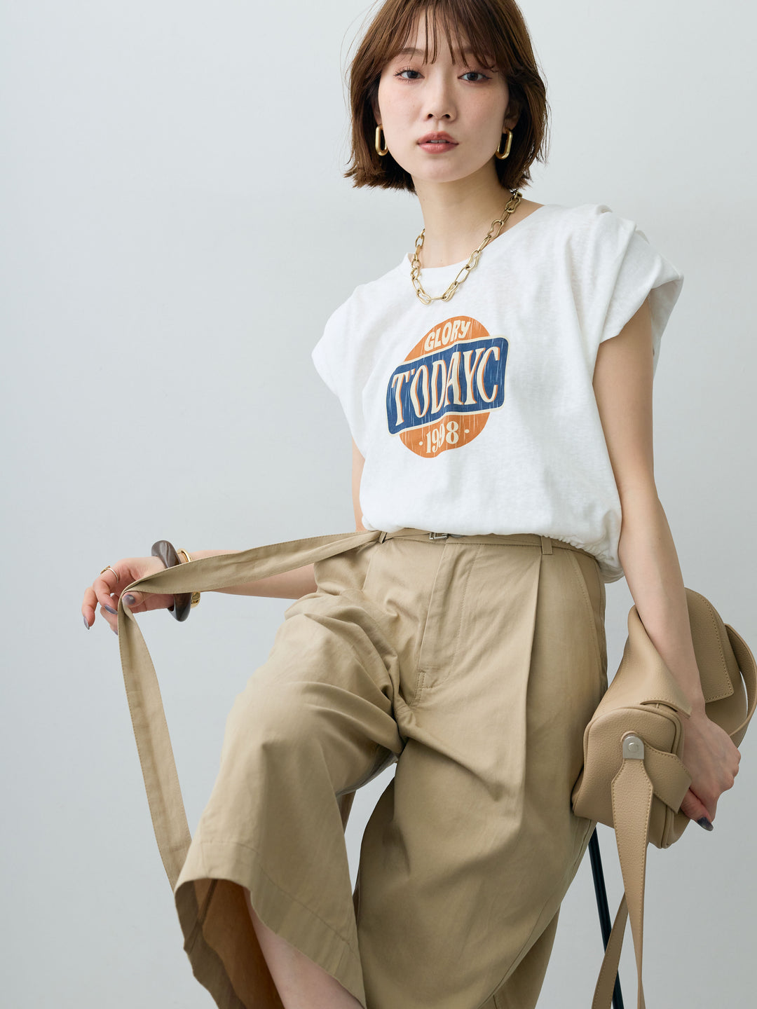 [SET]ヴィンテージロゴドロストTEE+ヴィンテージロゴドロストTEE(2set)
