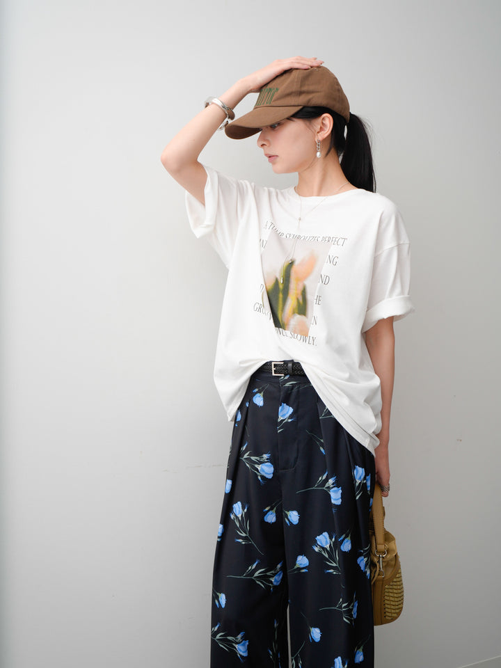 [予約]フラワーフォトTEE/FL2