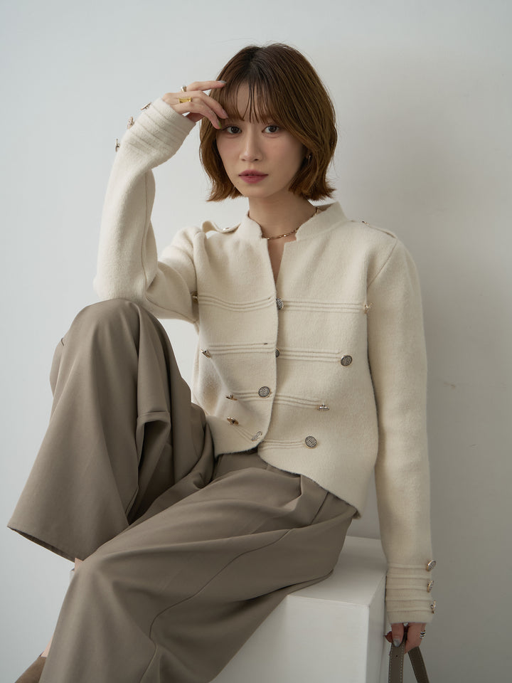 [SET]ナポレオンニットジャケット+選べるアクセセット(2set)