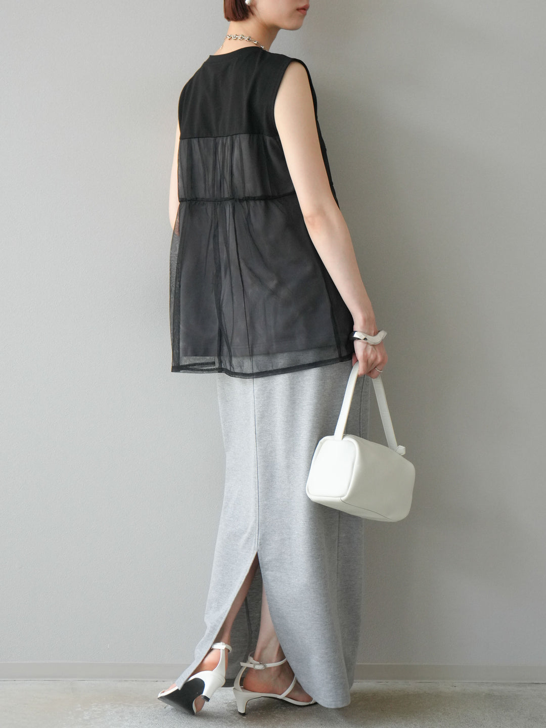 [SET] 毛衣長裙+毛衣長裙（2件套）