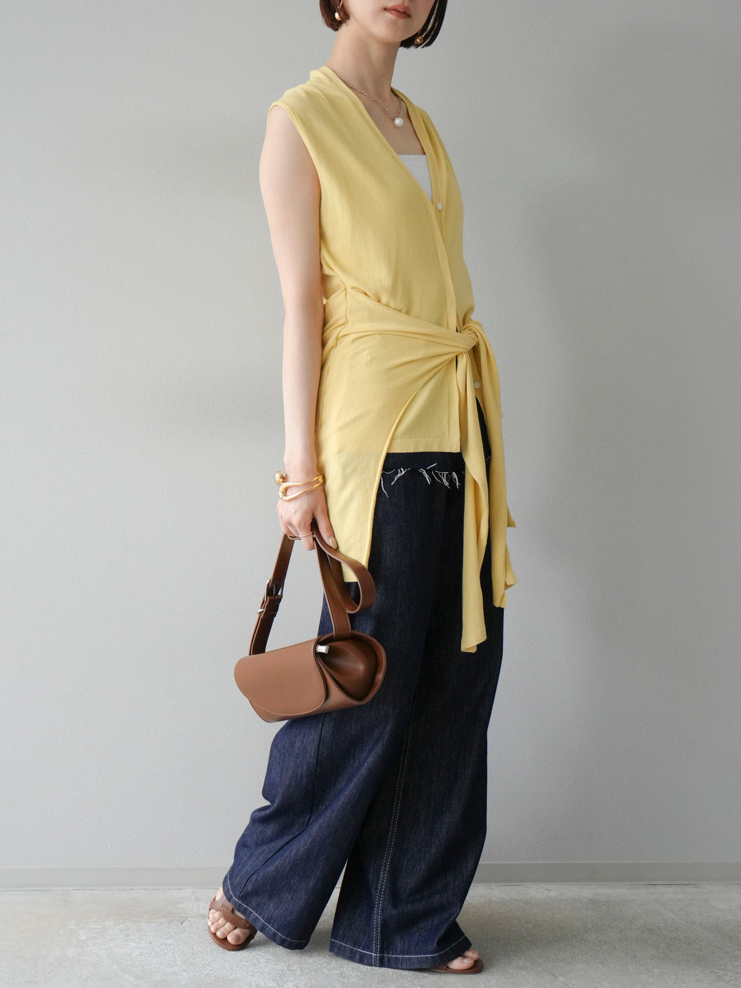 【預購】提臀牛仔褲/深藍色