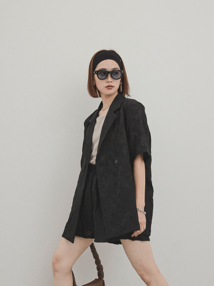 [SET]シアージャガードハーフジャケット＆ハーフパンツSET UP(2set)